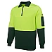 JB's Hi Vis Fleecy Sweat With Half Zip