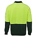 JB's Hi Vis Fleecy Sweat With Half Zip