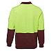 JB's Hi Vis Fleecy Sweat With Half Zip