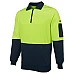 JB's Hi Vis Fleecy Sweat With Half Zip