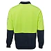 JB's Hi Vis Fleecy Sweat With Half Zip