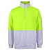 JB's Hi Vis Fleecy Sweat With Half Zip