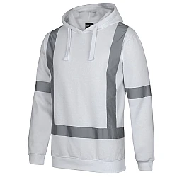 Fleece Hoodie With Reflective Tape