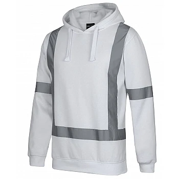 Fleece Hoodie With Reflective Tape