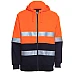 Hi Vis Zip Hoodie With Refelctive Tape