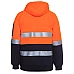 Hi Vis Zip Hoodie With Refelctive Tape