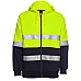 Hi Vis Zip Hoodie With Refelctive Tape