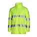 Hi Vis Wet Weather Jacket Yellow With Reflective Tape