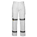 Hi Vis White Night Safety Pants With Reflective Tape