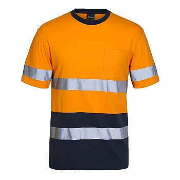 Hi Vis Cotton Shirt With Reflective Tape