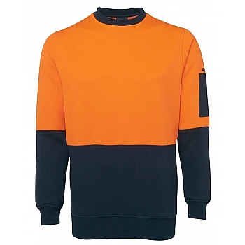 Hi Vis Crew Neck Jumper