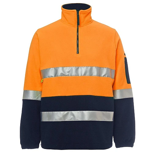 Hi Vis Fleece With Refelctive Tape
