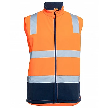 Hi Vis Soft Shell Vest With Railway Reflective Tape