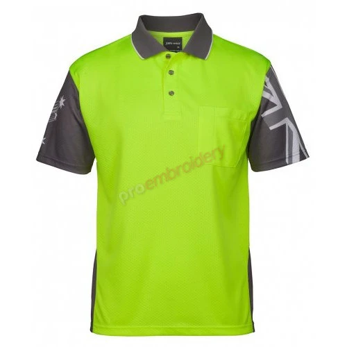 Hi Vis Southern Cross Short Sleeve Polo Hi Vis Southern Cross Short Sleeve Polo