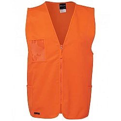 Hi Vis Zipper Safety Vest