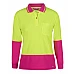 Ladies Hi Vis L/S Comfort Polo