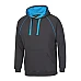 Contrast Fleecy Hoodie Kids & Adult