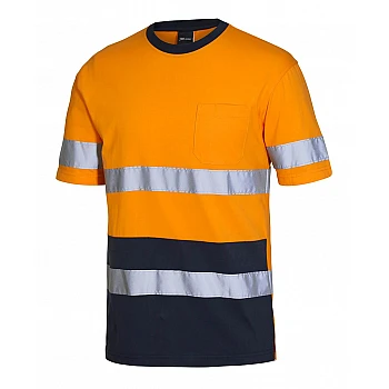 Hi Vis Cotton Shirt With Reflective Tape