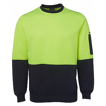 Hi Vis Crew Neck Jumper