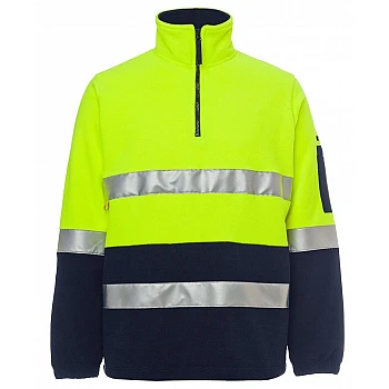 Hi Vis Fleece With Refelctive Tape