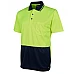 Hi Vis Jacquard Non Cuff Polo