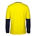 Hi Vis Long Sleeve Crew Neck Cotton T-Shirt
