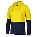 Hi Vis Long Sleeve Hooded Cotton T-Shirt