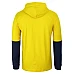 Hi Vis Long Sleeve Hooded Cotton T-Shirt