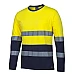 Day & Night Long  Sleeve Crew Neck Cotton T-Shirt