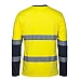 Day & Night Long  Sleeve Crew Neck Cotton T-Shirt