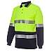 Hi Vis Night Day Traditional Long Sleeve Polo