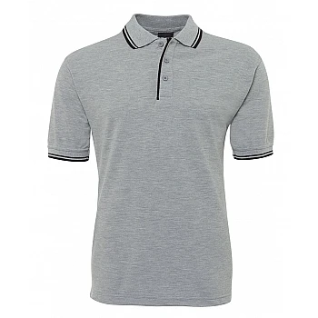 Polo Shirt With Pin Stripe