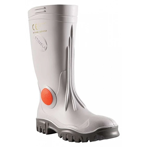 Stimela Executive White Safety Toe Gumboot Fwg901
