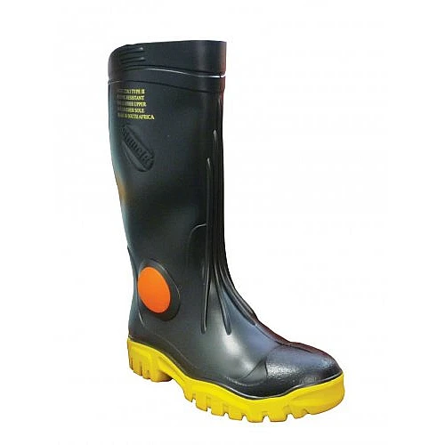 Stimela Foreman Black Safety Toe Gumboot Fwg902