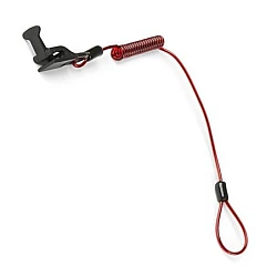 Non-Conductive Coil Hard Hat Tether - ZH01075