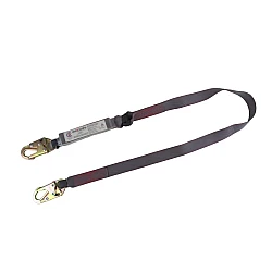Maxisafe Heavy Duty 2m Web Shock Absorbing Lanyard - 140kg rated ZABM-T3H