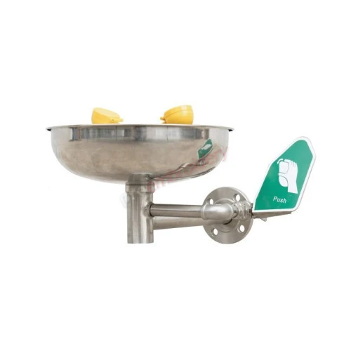 Stainless Steel Wall Mounted Eye Wash Unit Stainless Steel Wall Mounted Eye Wash Unit