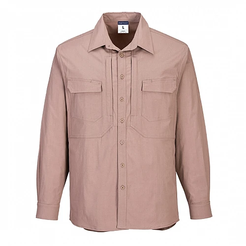 Utility Stretch Long Sleeve Shirt Black - Ms106 Utility Stretch Long Sleeve Shirt Black - Ms106