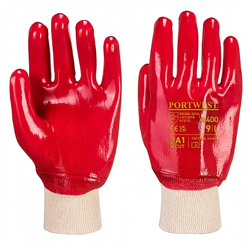 PVC Knitwrist Glove - A400
