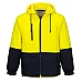 PORTWEST Hi-Vis Water Repellent Contrast Zipped Hoodie