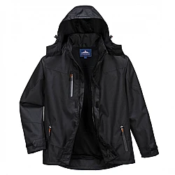 PORTWEST Outcoach Rain Jacket - Black S555 