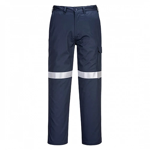 Flame Resistant Cargo Pants With Tape Navy - Mw701 Flame Resistant Cargo Pants With Tape Navy - Mw701