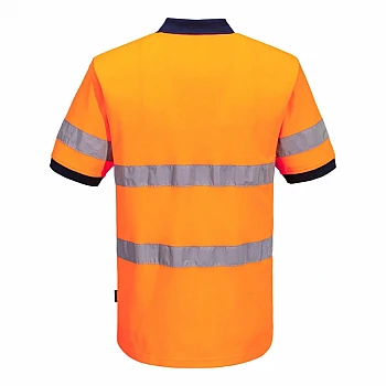 Hi-Vis Class D/N Contrast Polo shirt S/S - MP410
