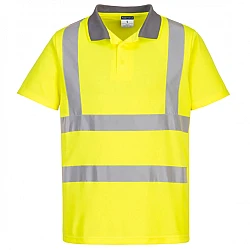 PORTWEST's Eco Hi-Vis Polo Shirt Sort Sleeve - EC10