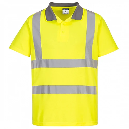 PORTWEST's Eco Hi-Vis Polo Shirt Sort Sleeve - EC10 PORTWEST's Eco Hi-Vis Polo Shirt Sort Sleeve - EC10