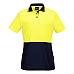 Hi-Vis Women's Cotton Comfort Contrast Polo Shirt S/S 