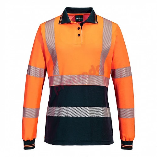 Hi-Vis Women's Cotton Comfort Polo Shirt L/S - ML212