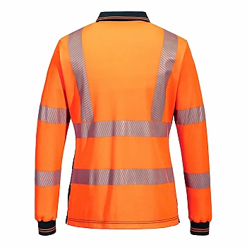 Hi-Vis Women's Cotton Comfort Polo Shirt L/S - ML212