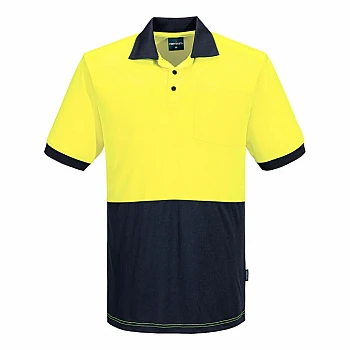 Portwest Hi Vis Class D Contrast Polo Shirt S/S - MP610