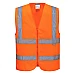 Hi Vis Zipped Band & Brace Vest - C375